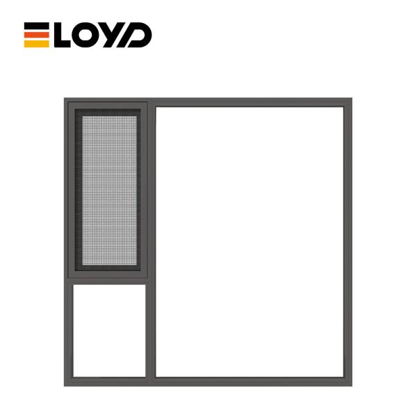 Buy cheap Outward Aluminum Impact Casement Window Replacement Anti Stretching from wholesalers