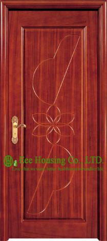 Buy cheap Flush Timber Veneer Wood Door With Handle and Lock,Teak Wood Door Design Main doors from wholesalers