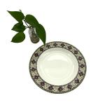 Round 7 Inch Melamine Salad Plate Dinnerware Tasteless For Hotels