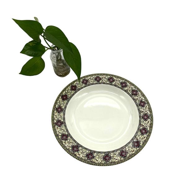 Buy cheap Round 7 Inch Melamine Salad Plate Dinnerware Tasteless For Hotels from wholesalers