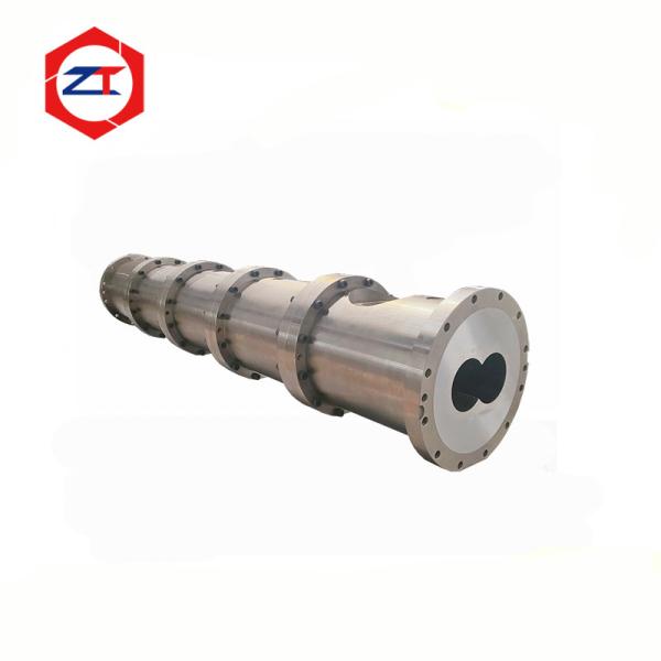 Buy cheap 128mm Round Building Screw Barrels For Twin Screw Extruder Parts 106mm Center Distance hdpe pipe extrusion line from wholesalers