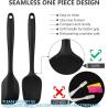 Buy cheap Silicone Rubber Spatula Set For Kitchen Baking, Cooking, And Mixing High Heat Resistant Non Stick Dishwasher Safe from wholesalers
