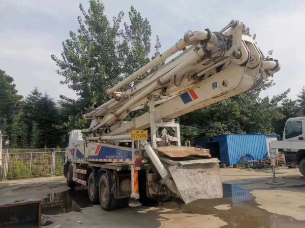 Buy cheap 2011 Zoomlion 38m Semi-Dry Concrete Pump Truck for Batching Plant Sale at Good Orange from wholesalers