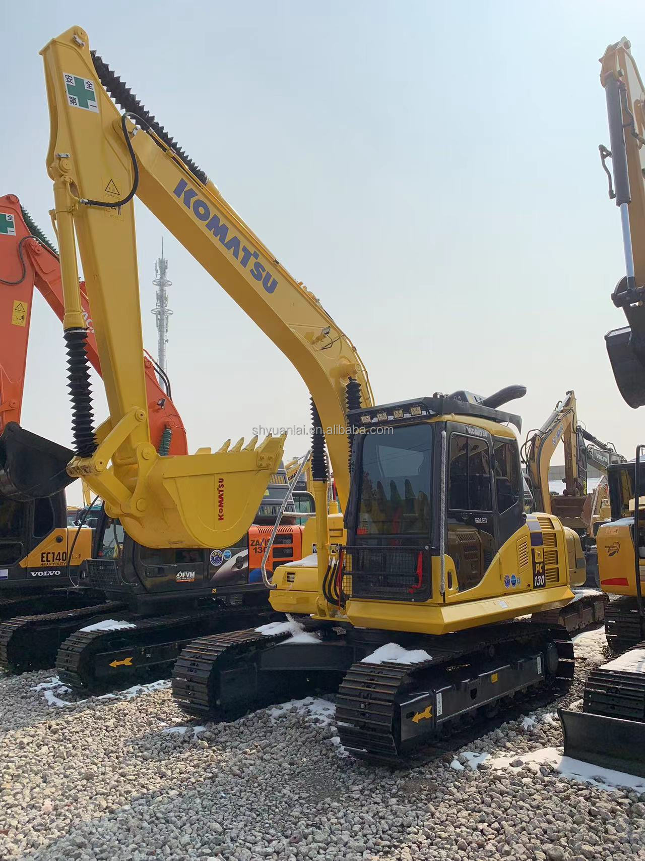 Komatsu PC130 Excavator with Original Hydraulic Pump and Fuel-Saving System