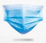 No Odor 3 Ply Disposable Face Mask Three Layer Folding Good Breathability