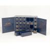 Buy cheap Open Door Magnet Cardboard Paper Gift Box For Cosmetic Jewelry Makeup Advent Calendar from wholesalers