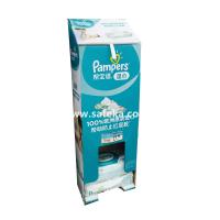 Buy cheap Pampers Nappy Cardboard Corrugated Sidekick Displays in Walmart product