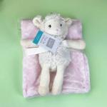 Printed Flannel Swaddle Blanket Travel High Warmth Retention Children Animal For