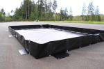 Foldable Spill Berm UV And Chemical Resistant For Safe Fuel / Oil Storage