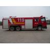Buy cheap SINOTRUK 375HP Commercial Fire Trucks , 6x4 15T Fire Rapid Response Vehicle from wholesalers
