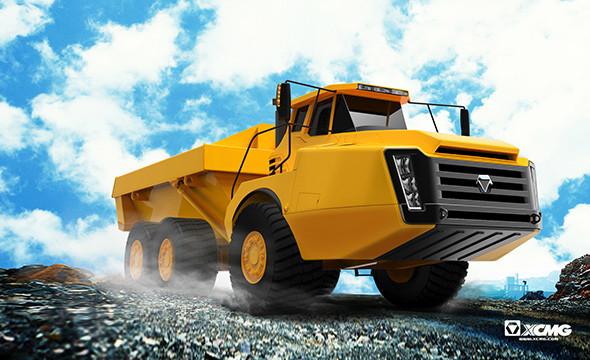 Buy cheap Yellow Official DAM35U Underground Articulated Dump Truck XCMG 4×2 Diesel 32000kg from wholesalers