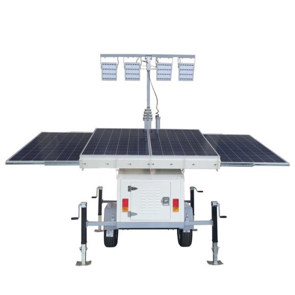 Buy cheap Solar Hybrid Light Tower With 4*300W Solar Panels 4*200Ah Batteries For Desert from wholesalers