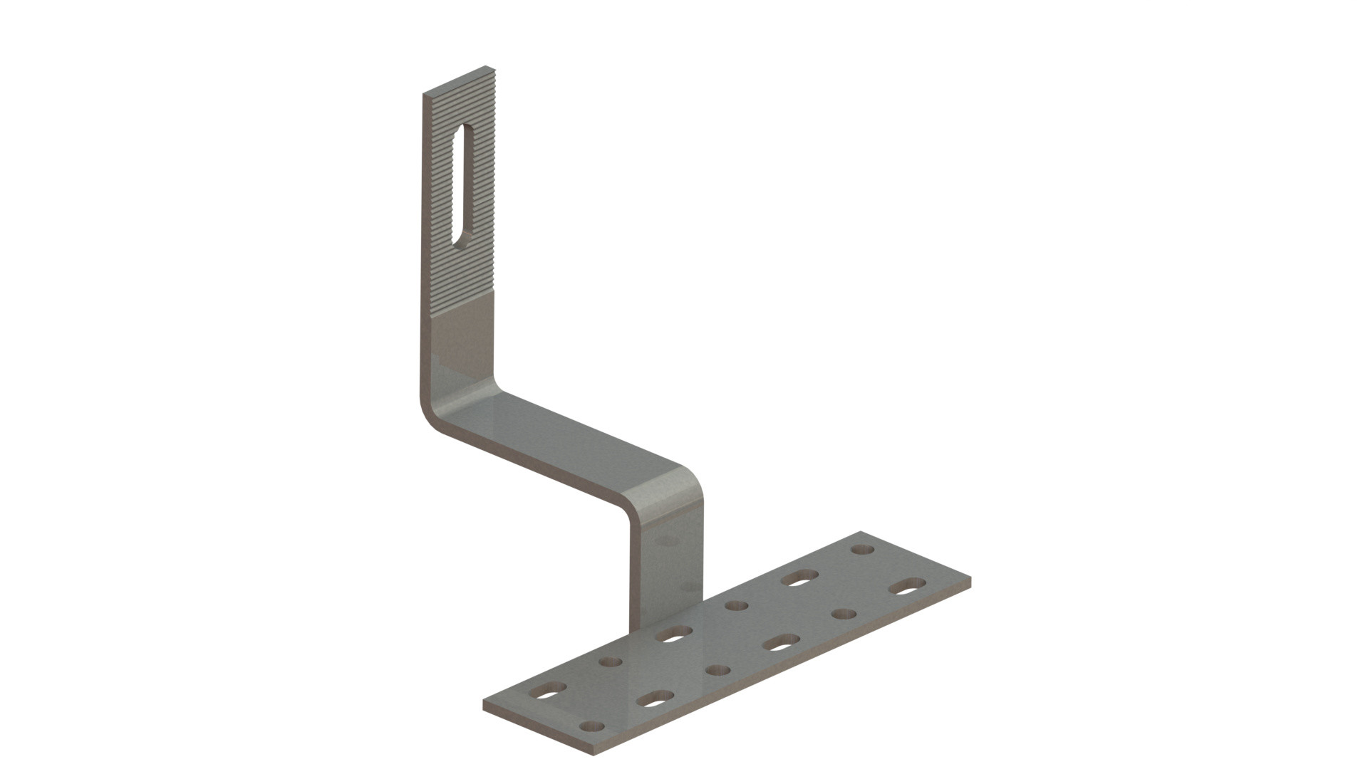 Fixed 35mm Tile Roof Solar Mounting System Aluminum Panel