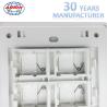 Buy cheap 4 Port RJ45 Network Cable Faceplate Wall Mount Socket 86 Type In White Color from wholesalers