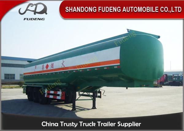 Buy cheap 3 Axles Diesel / Petrol Tanker Trailers , 45000 L Carbon Steel Semi Tanker Trailers from wholesalers