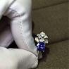 Buy cheap Piaget full diamonds tanzanite rose ring of 18kt gold with white gold from wholesalers