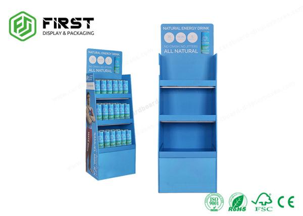 Buy cheap OEM Logo Printed Cardboard Floor Displays Easy Assembly For Supermarket Promotion from wholesalers