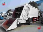 10CBM Refuse Compactor Truck Hire 4x2 Front Load Dumpster Truck