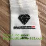 Reclosable Slider Plastic Bags Zipper Garment Packaging Poly Bag, PVC Plastic