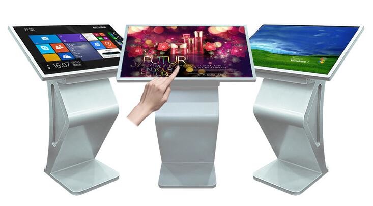 49 Inch Infrared Touch Screen Horizontal LCD Self Service Kiosk 16:9