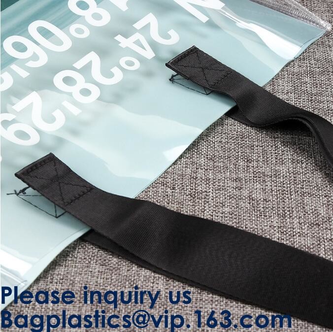 Promo Custom Logo PVC shopping bag gift bag printed bag, Reusable PVC Plastic Transparent Shopping Bag, Bagease, PACK