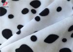 100% Polyester Minky Plush Fabric , 75D Yarn Count Printed Fabric For Home