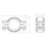 Buy cheap 1200 PSI EPDM Grooved End Coupling , DN200 Grooved Pipe Connection from wholesalers