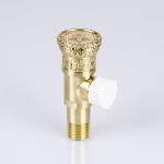 Wall Mounted G1/2 Brass Angle Stop Valve Temperature Resistance