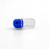 Buy cheap 14mm 1g Empty Plastic Capsules Pharmaceutical Single Capsule Shells from wholesalers