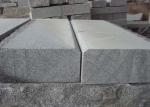 Granite stone block paving grey kerbs curbstone flamed sawn cut