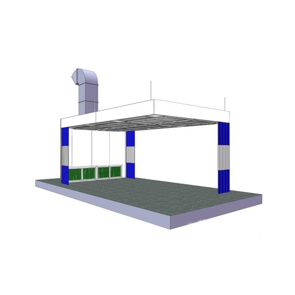 Buy cheap Durable Downdraft Prep Station Long Lasting Vehicle Paint Prep Fold Style from wholesalers