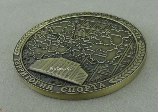Buy cheap 3D Government Die Cast Medals Awards Personalized Medals With Pewter from wholesalers