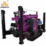 Hydraulic Portable Crawler Water Well Drilling Rig Borehole 200m Depth