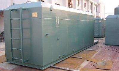 30000L/h Compact Wastewater Treatment System , MBR Package Sewage Treatment