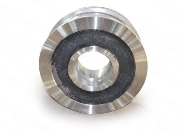 Buy cheap Steel Tracks Rail Cart Wheels , 500mm 1 - 300 Tons Double Flange Crane Wheels from wholesalers