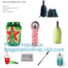 Buy cheap PVC Ice Bag, Wine Beer Gift Bags, Wine Bag, Drink Ice Bags, Portable Wine Bags Gel Ice Pack PVC Wine Cooler Bag With Han from wholesalers