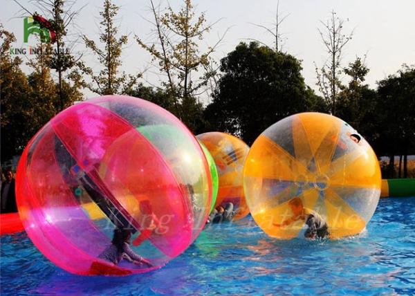 Buy cheap Indoor Outdoor 1.0 mm PVC / TPU Inflatable Walk On Water Ball Of 2m Diameter from wholesalers