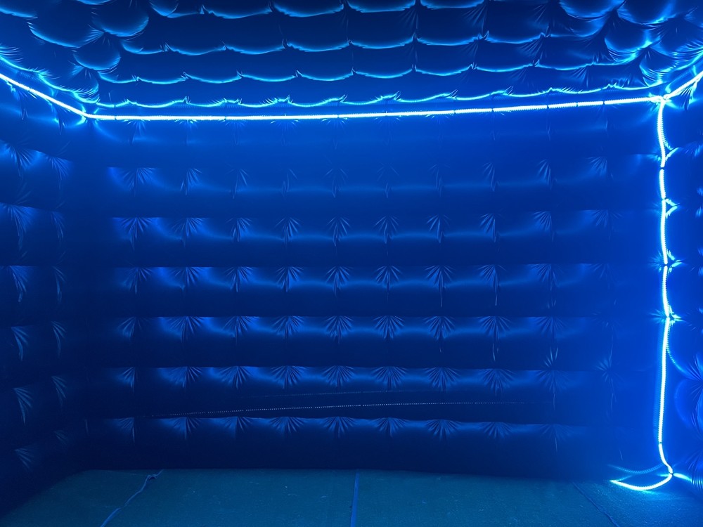 Black Portable LED Lighting Mobile Inflatable Tent Party Tent Inflatable Nightclub