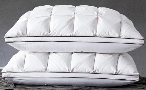 Buy cheap Hotel 50% Super Soft Down Pillow Breathability Soft Fluffy Luxury Features Gusset Pillow from wholesalers