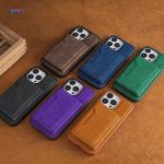 UV Printing Vegan Leather Phone Pouch OEM For IPhone Cover