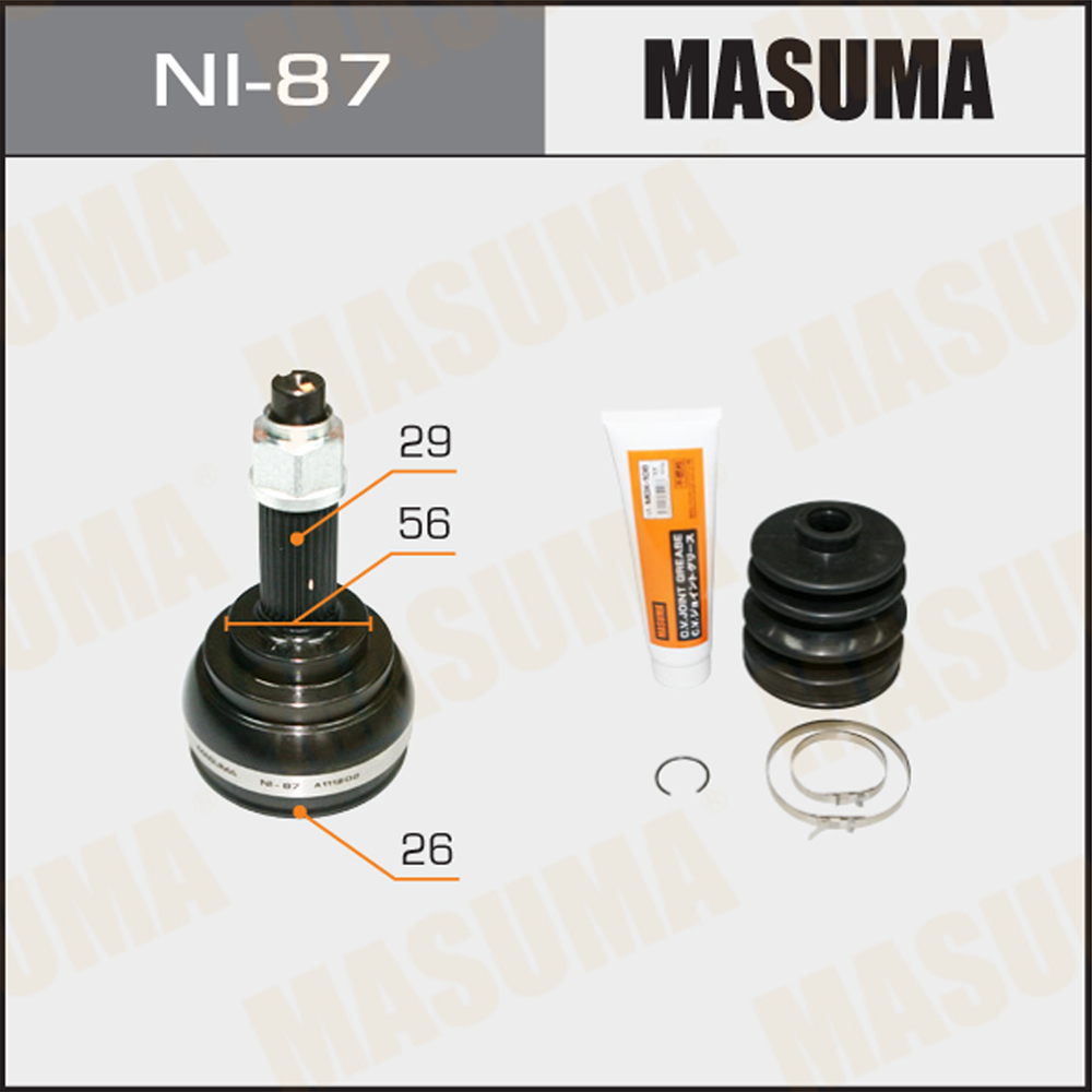MASUMA Auto Transmission Systems Inner CV Joint 2000cc for NISSAN 39100-1AB0B 39100-JC20B