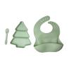 Buy cheap Baby Silicone Plate And Bib 3 Pcs BPA Free Suction Feeding Set Customized from wholesalers