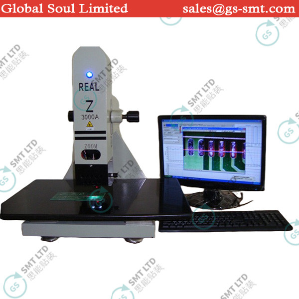 Real Z 3000A SMT Solder Paste Thickness Tester Multiple Line Sharing and 0201 Minimum Measurable Element for SMT Production