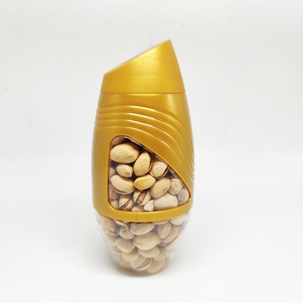 Buy cheap Small Candy Nut Food Grade PET Plastic Packing Jar With Pop Top Lid from wholesalers