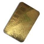 304 Vibration Finish Decorative Stainless Steel Sheet PVD Coated SS Sheet 1219mm