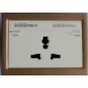 Buy cheap 220V Double USB Wall Socket On - Off Operations Exceed 40000 Times With Earth Contact from wholesalers