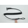 Buy cheap Full arms extension tactical pistol lanyard coiled black hot selling OEM made in China from wholesalers