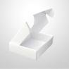Buy cheap Plain White Mailer Corrugated Packaging Boxes Collapsible Quick Dispatch For Shoes Gifts Scarf from wholesalers