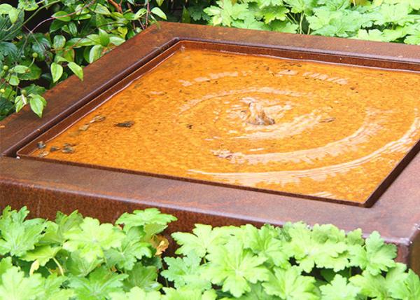 Buy cheap Outdoor Decorative Metal Garden Sculpture Water Features Customized from wholesalers