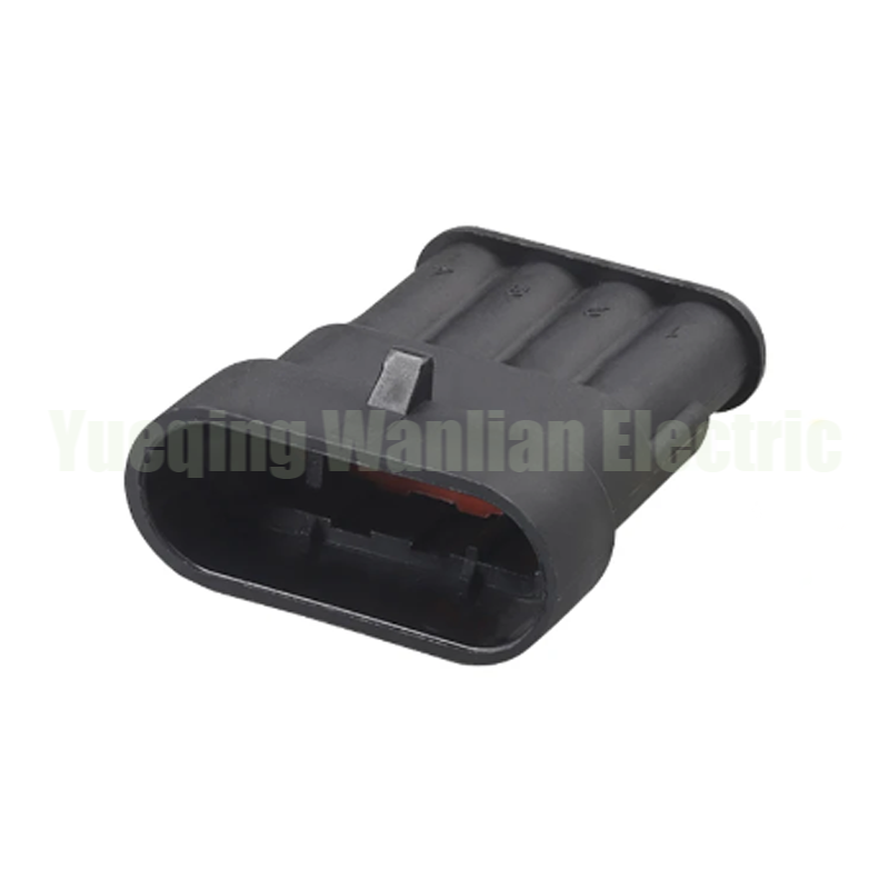282106-1 4 Pin Auto Connector Electric Connectors And Sealed Waterproof Auto Socket